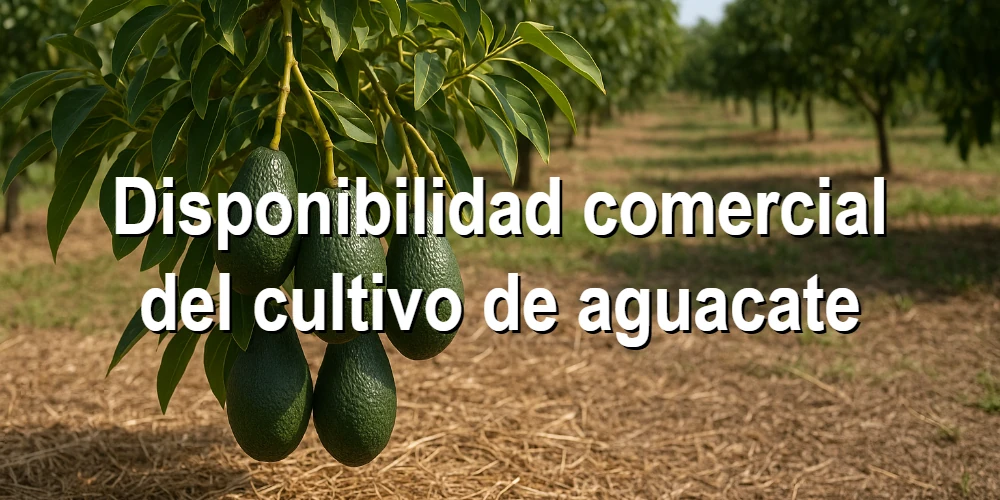 Disponibilidad comercial del cultivo de aguacate