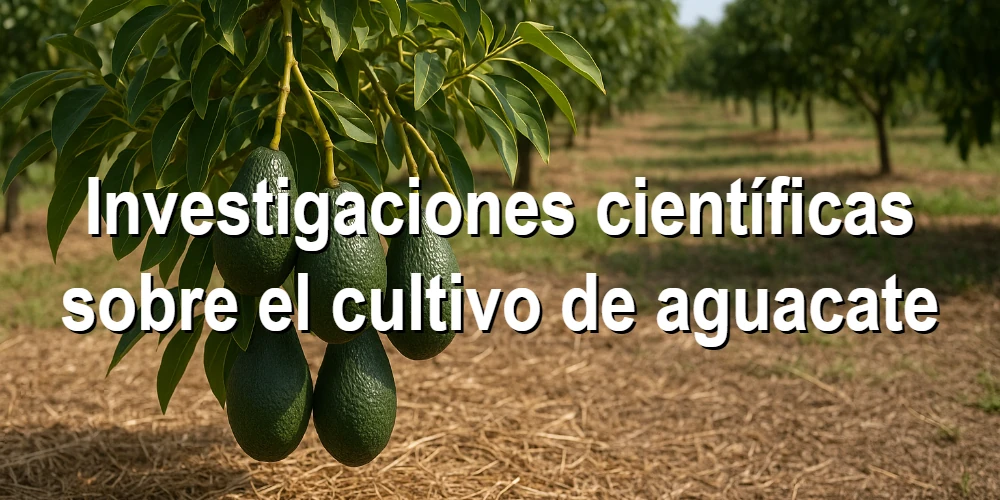 Investigaciones científicas sobre el cultivo de aguacate