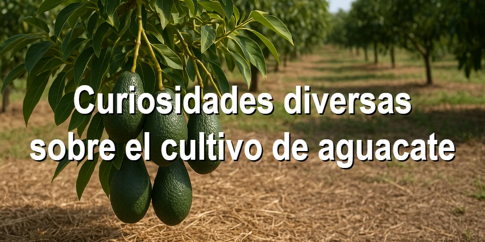 Curiosidades diversas sobre el cultivo de aguacate