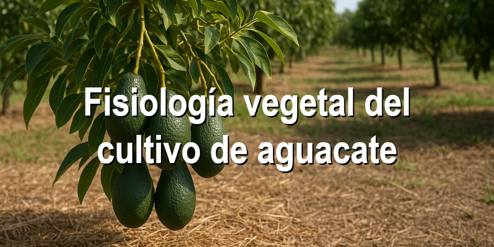 Fisiología vegetal del cultivo de aguacate